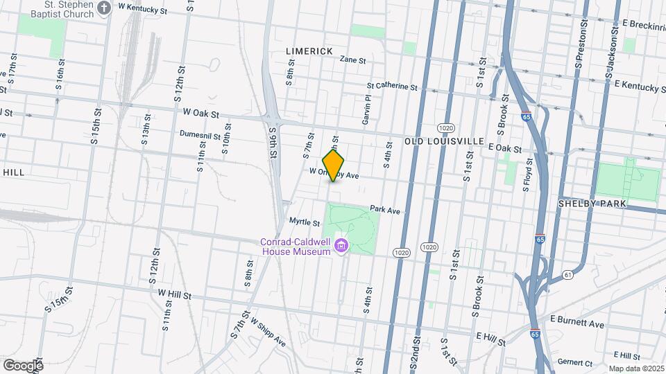 1315 S 6th St Map and Location Details
