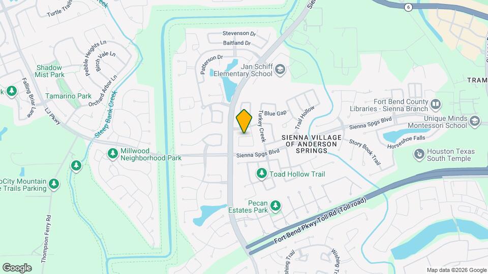 7312 Enchanted Rock Ln Map and Location Details