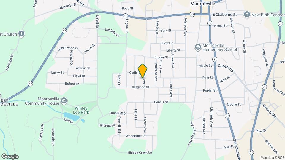 152 James Ave Mapa y Detalles de la Ubicación