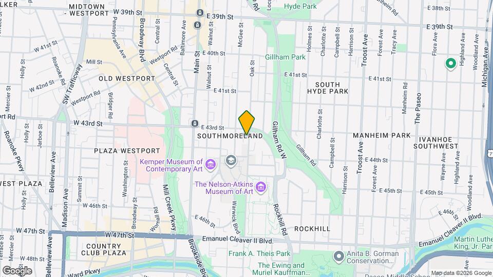 4308 Oak St Map and Location Details