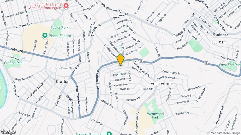 1440 Barr Ave Mapa y Detalles de la Ubicación