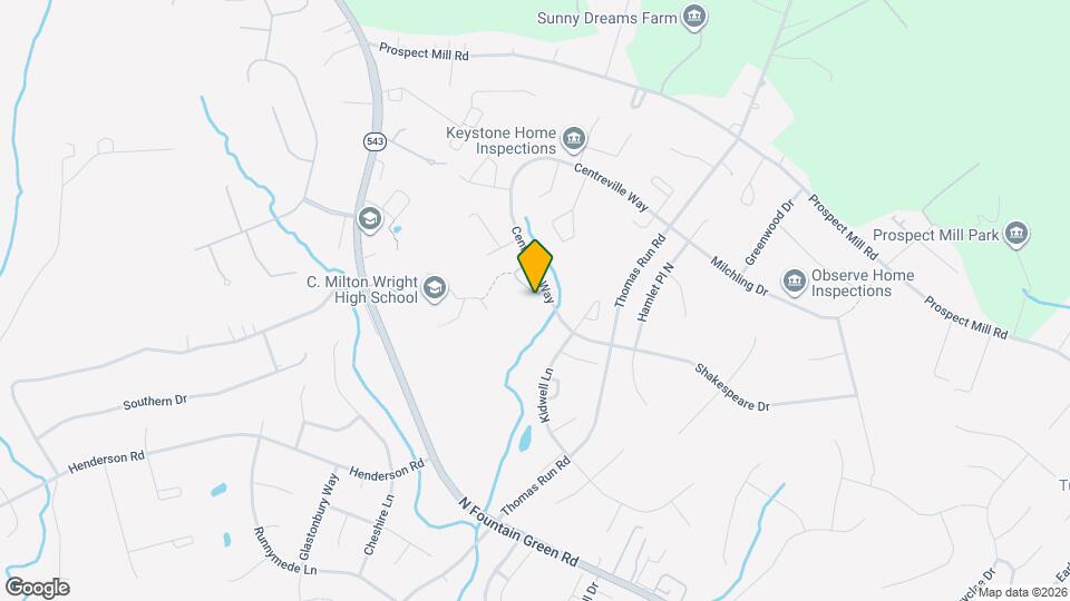 1810 Bramble Brook Ln Mapa y Detalles de la Ubicación