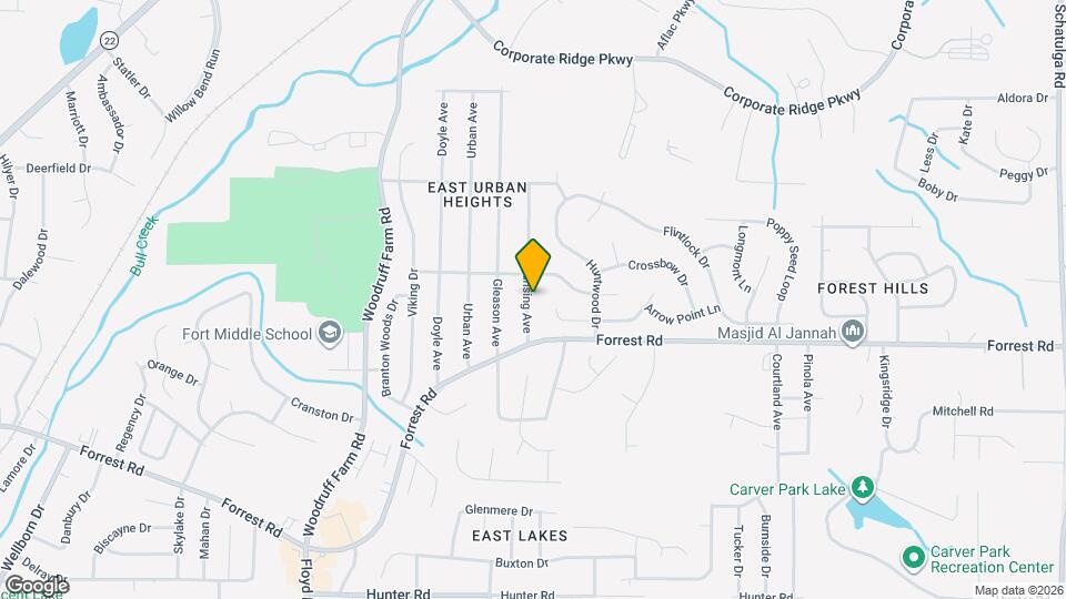 2938 Lansing Ave Map and Location Details