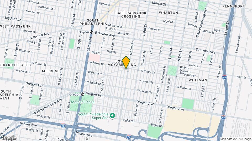 2401 S Alder St Mapa y Detalles de la Ubicación