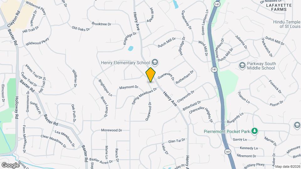 495 Baywillow Dr Map and Location Details