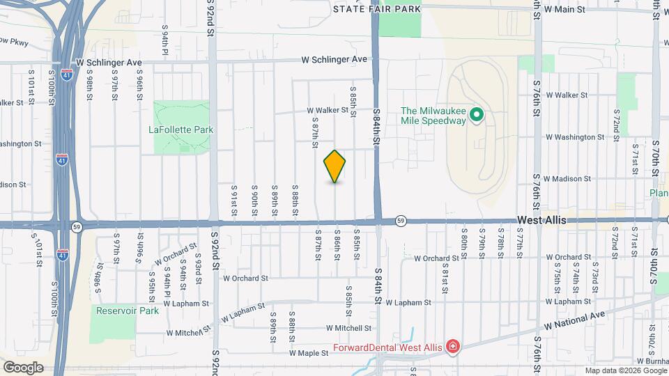 1309 S 86th St Map and Location Details