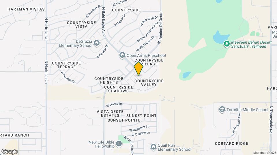 8960 N Country Home Ln Mapa y Detalles de la Ubicación