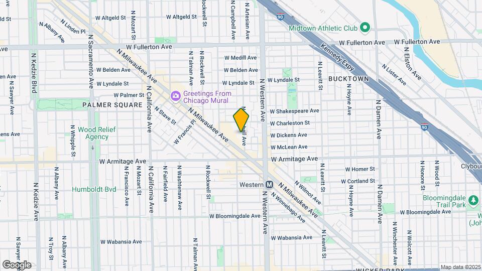 2052 N Campbell Ave Map and Location Details