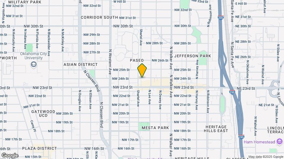726 NW 24th St Map and Location Details
