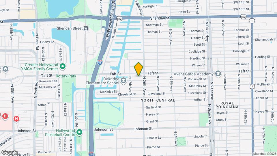 2615 Roosevelt St Map and Location Details