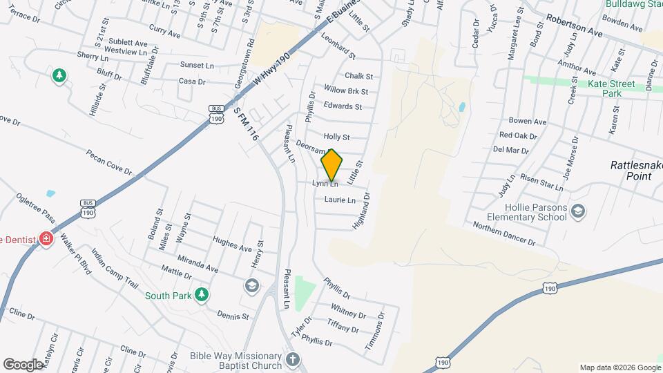 906 Lynn Ln Map and Location Details