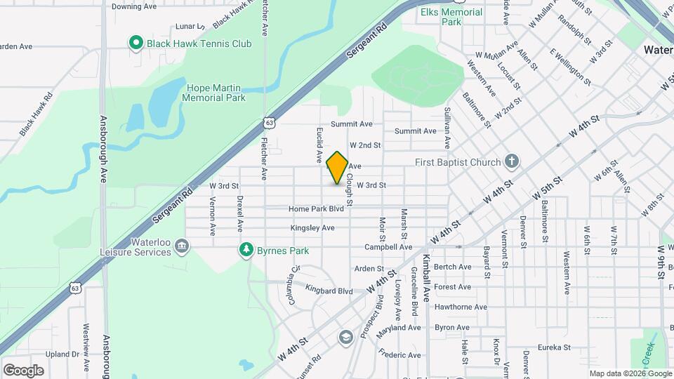 1917 W 3rd St Map and Location Details