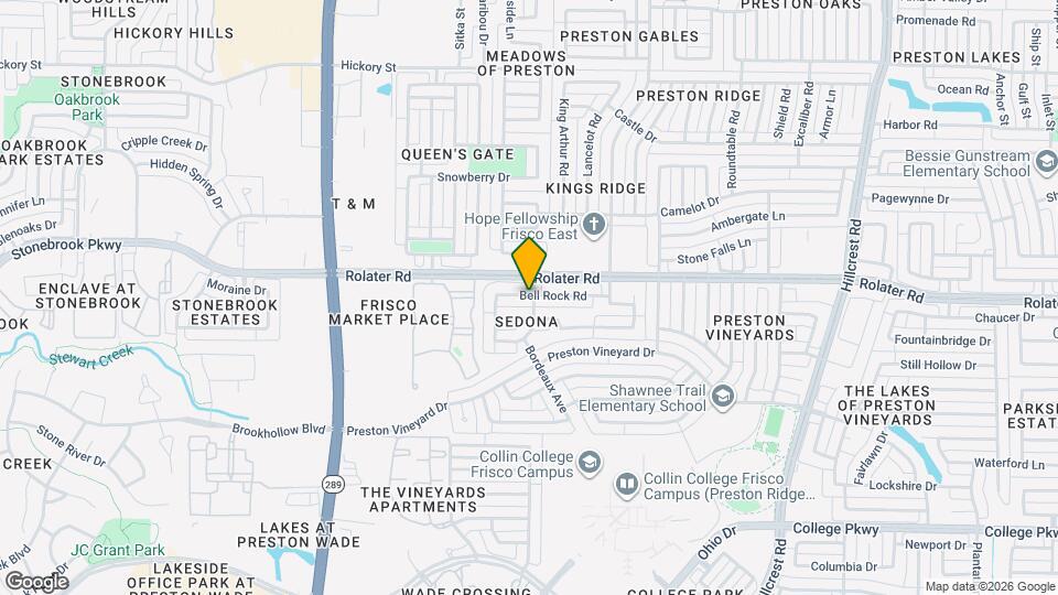 9886 Bell Rock Rd Map and Location Details