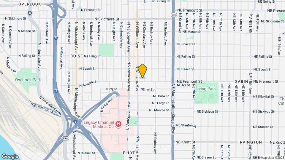 35 NE Fremont St Map and Location Details