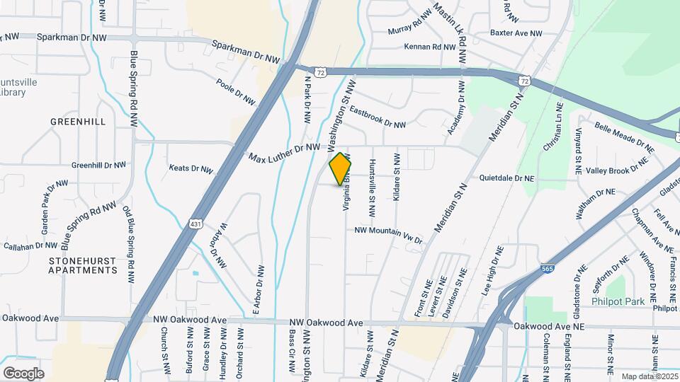 2505 Virginia Blvd NW Mapa y Detalles de la Ubicación