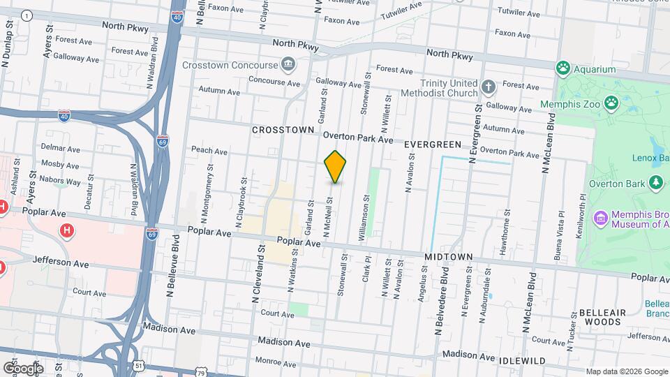 290 N McNeil St Map and Location Details