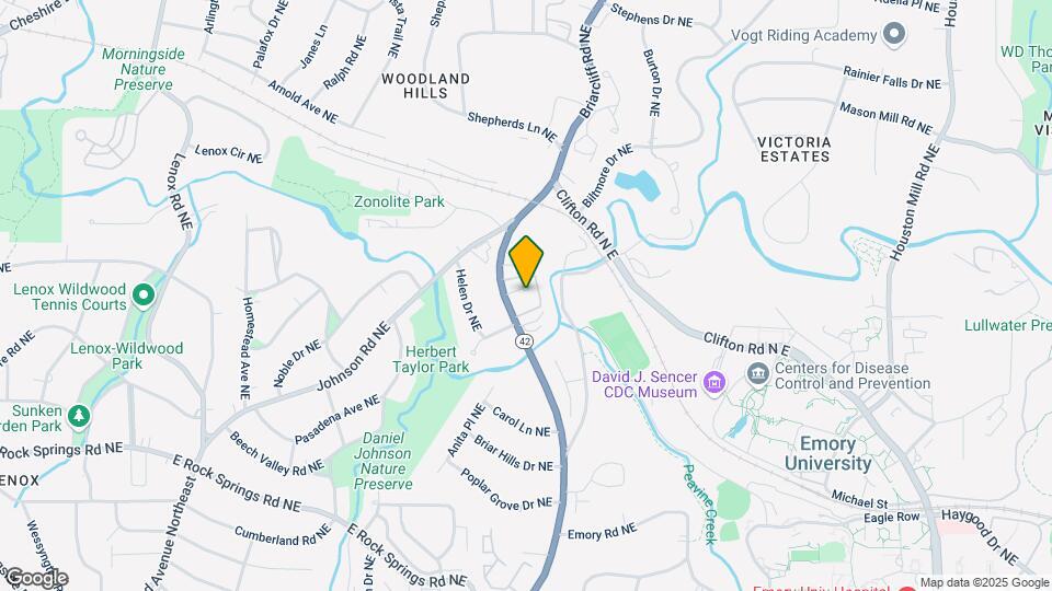 Campus Crossings Briarcliff Map and Location Details