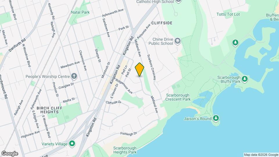 86 Midland Ave Map and Location Details