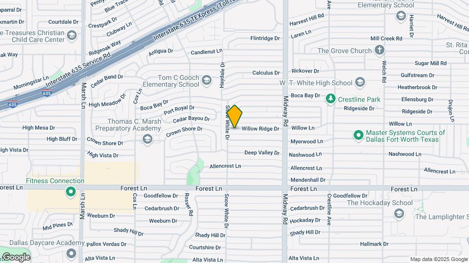 4016 Willow Ridge Dr Map and Location Details