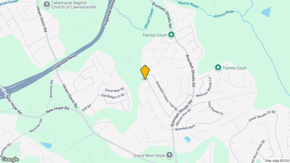 1425 Bramlett Forest Trl Map and Location Details