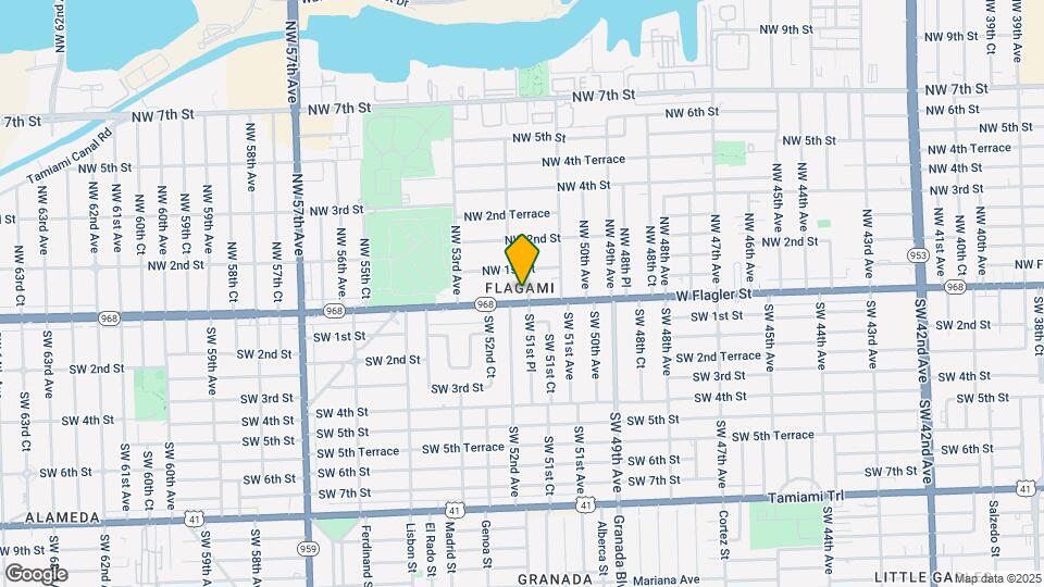 5165 W Flagler St Map and Location Details