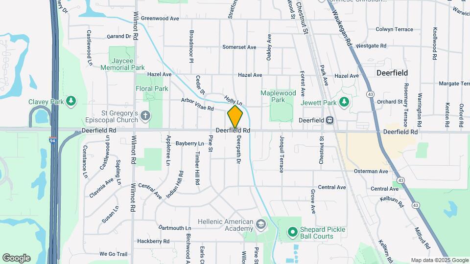 1227 Deerfield Rd Map and Location Details