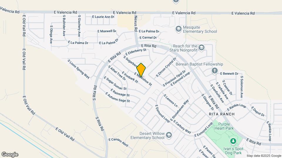 9204 E Muleshoe St Map and Location Details