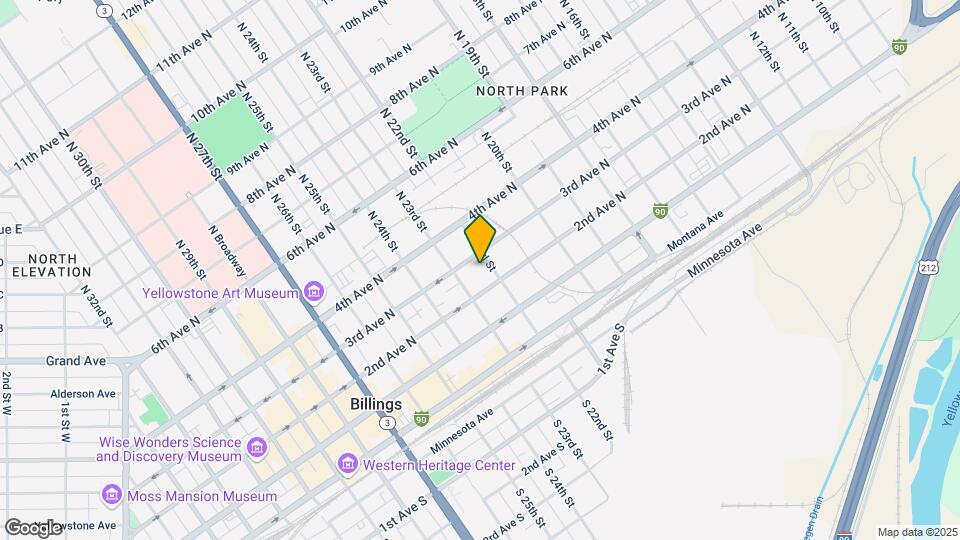 214 1/2 N 22nd St Mapa y Detalles de la Ubicación