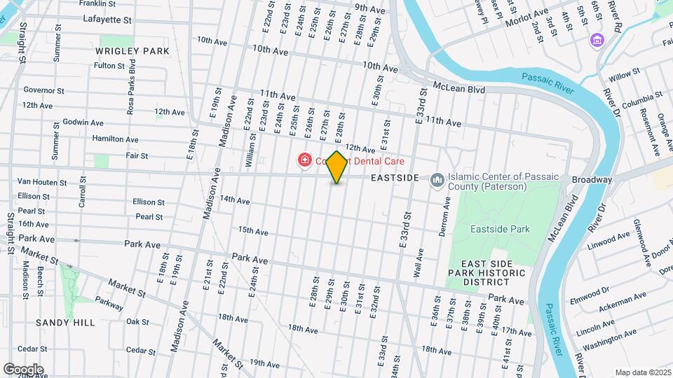 553-559 E 28th St Map and Location Details