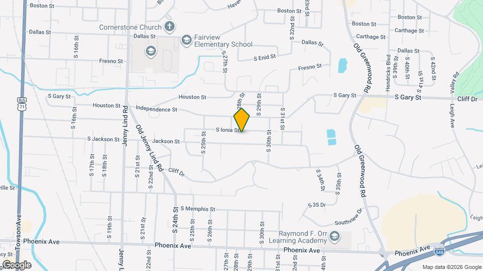 2800 Ionia St Map and Location Details