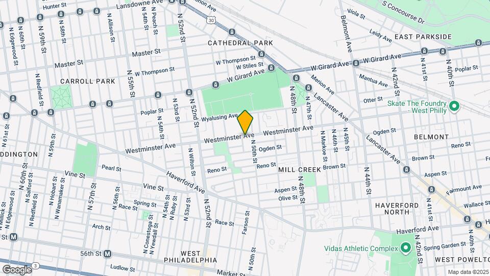 5020 Westminster Ave Map and Location Details