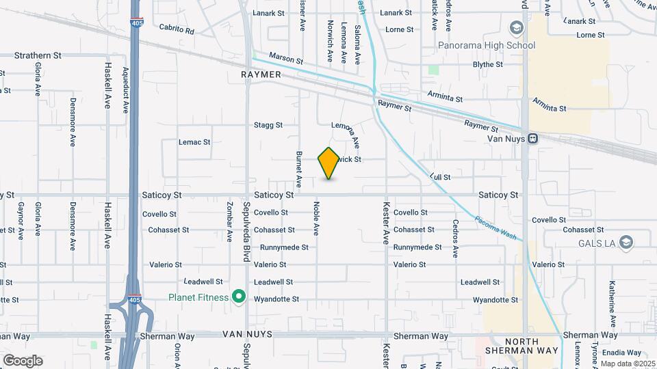 Saticoy Regency Apartments Map and Location Details