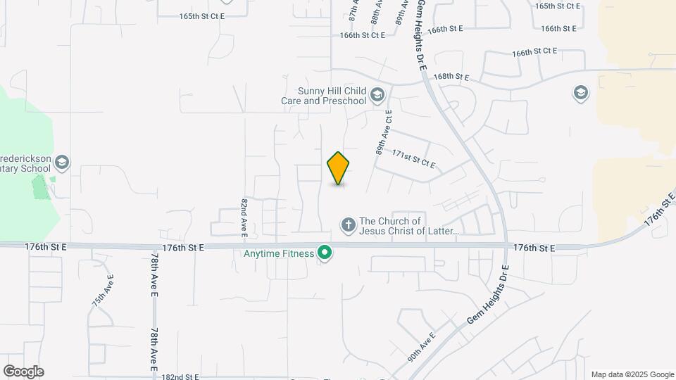 17316 87th Ave Ct E Map and Location Details