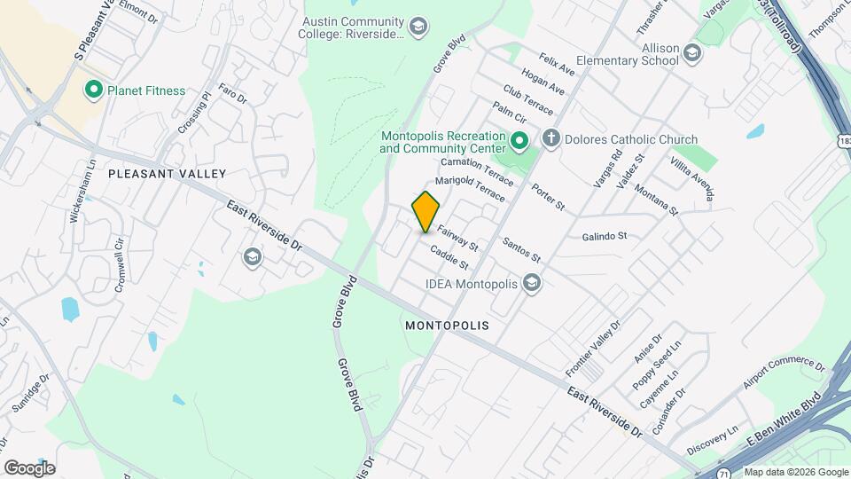 6102 Caddie St Map and Location Details