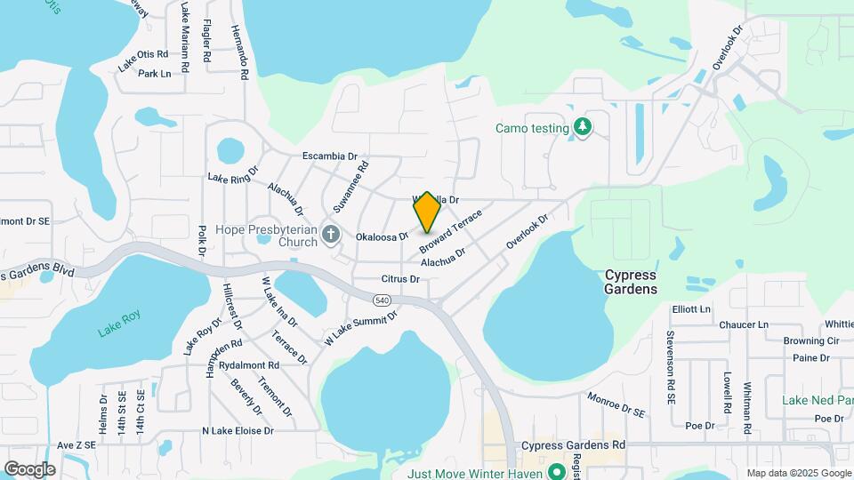 428 Broward Terrace Map and Location Details