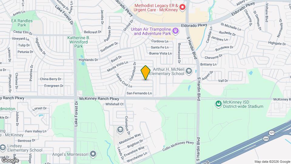 4409 Seville Ln Map and Location Details