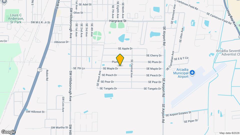 1524 SE Maple Dr Map and Location Details