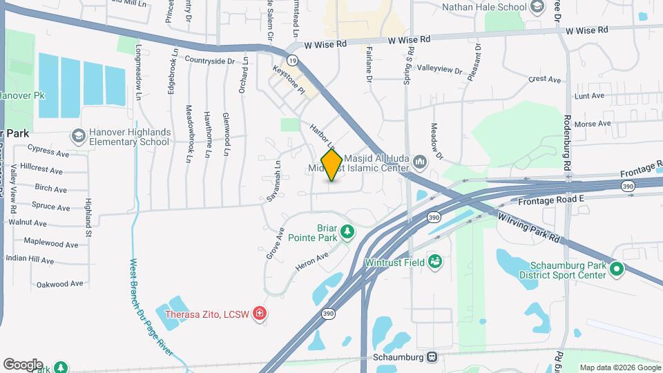 1732 Chesapeake Ln Map and Location Details