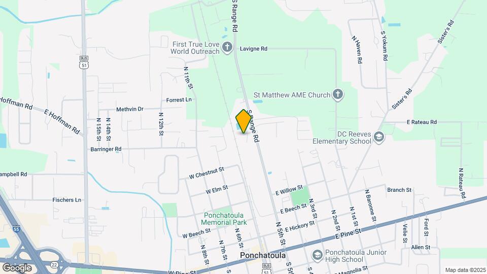 Live Oak Apartments Map and Location Details