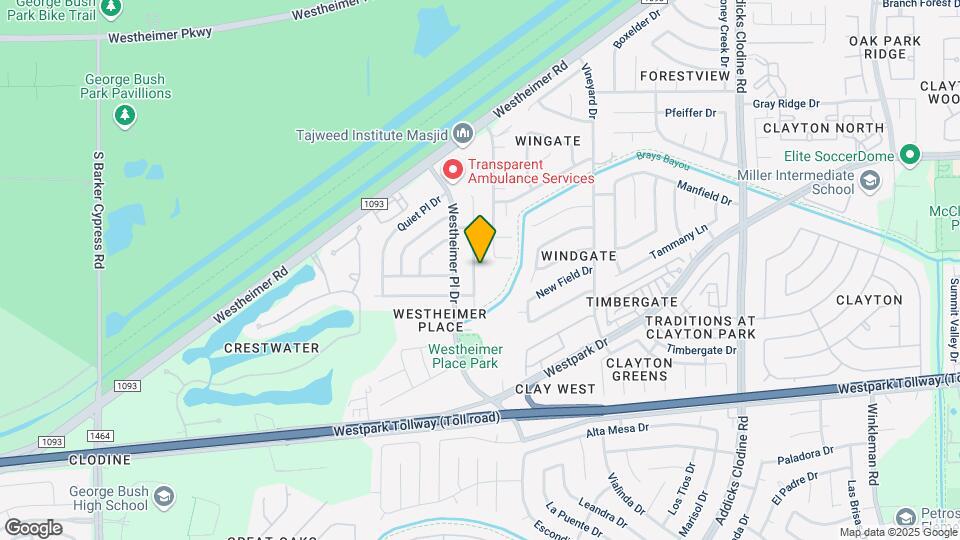 3847 Westmeadow Dr Map and Location Details