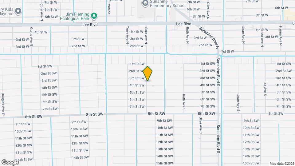 3418 4th St SW Map and Location Details