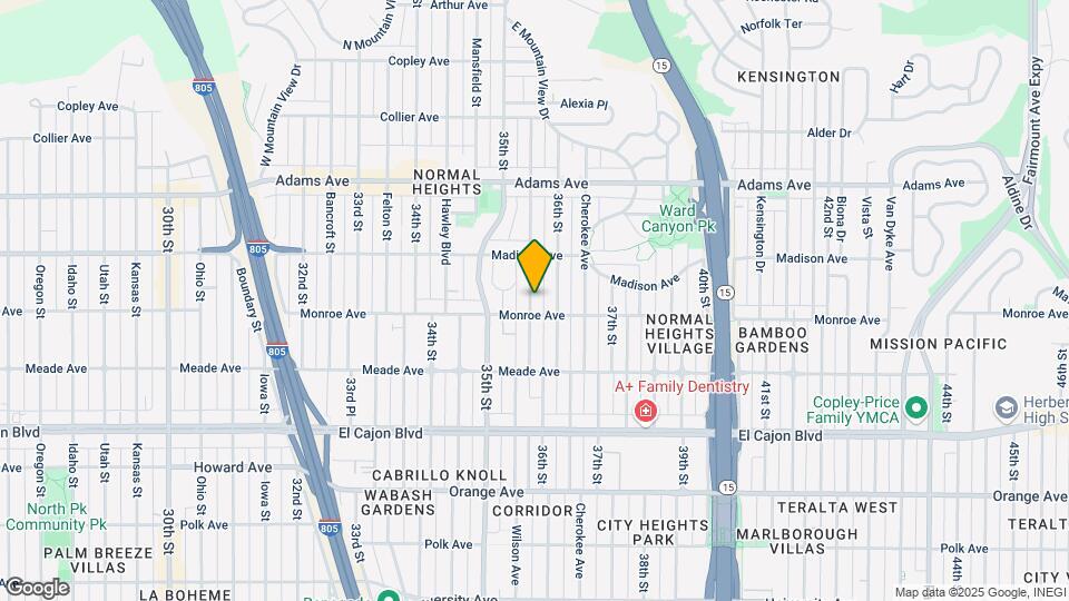 4525 Wilson Ave Mapa y Detalles de la Ubicación