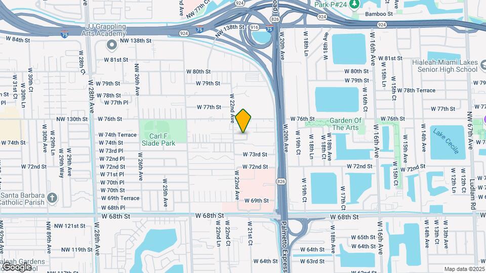 7425 W 22nd Ave Map and Location Details