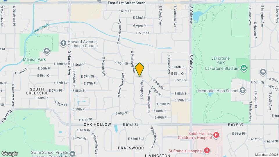 5650 S Quebec Ave Map and Location Details