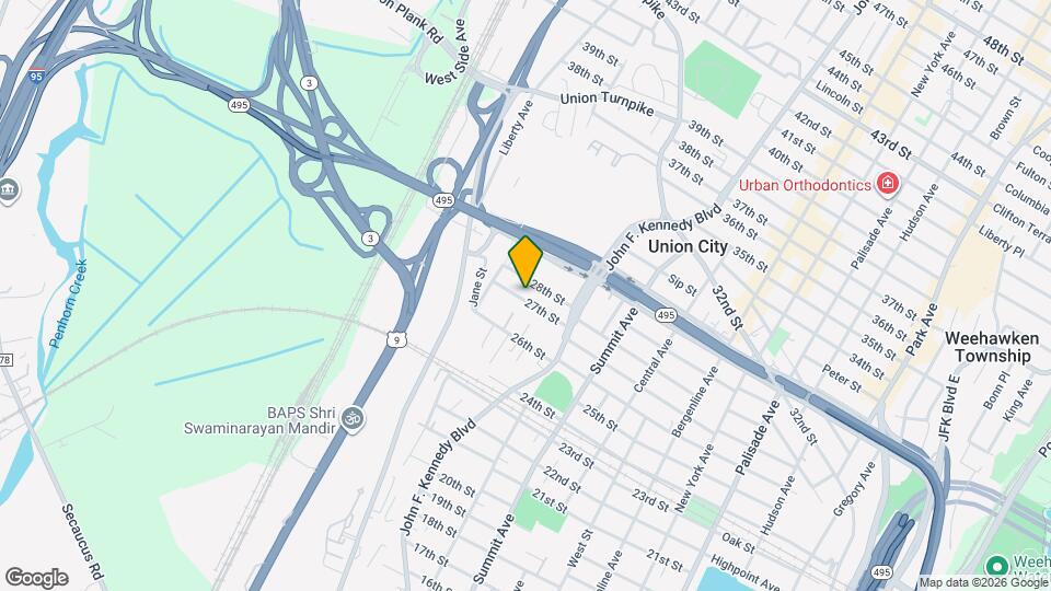 1308 27th St Map and Location Details