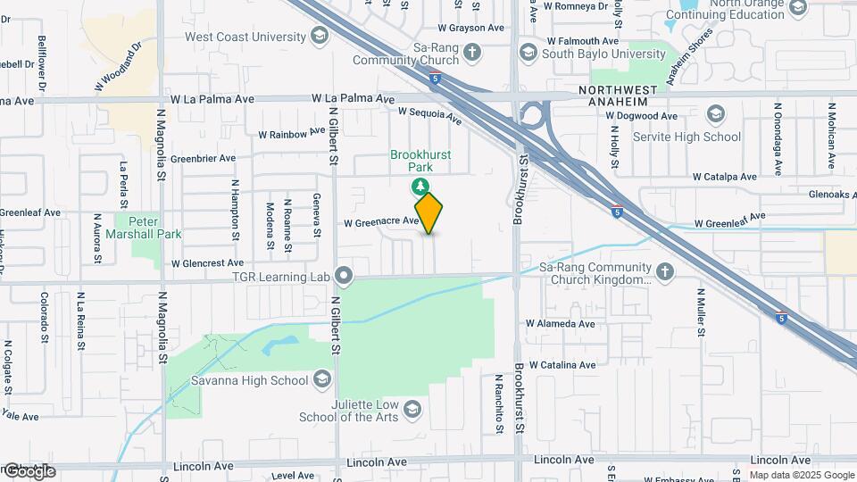 635 N Ventura St Map and Location Details