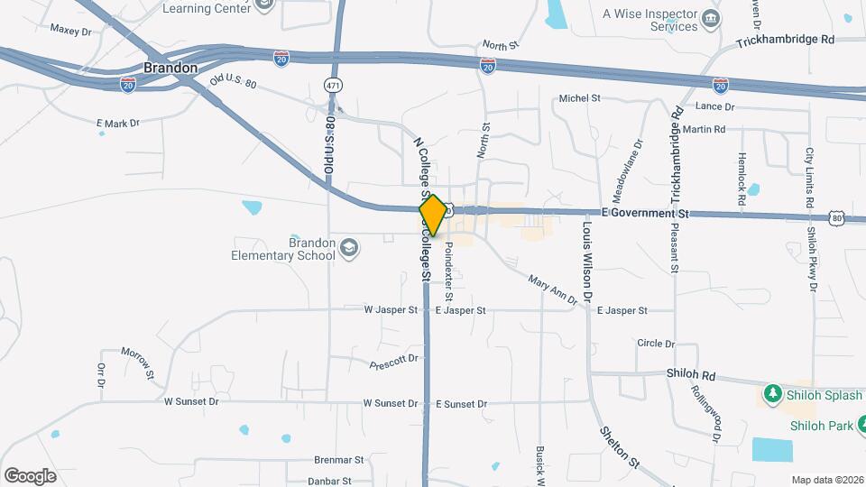 203 S College St Mapa y Detalles de la Ubicación