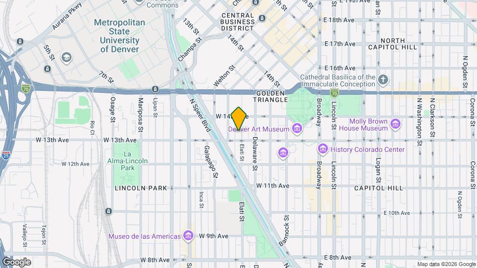 1321 Elati St Mapa y Detalles de la Ubicación
