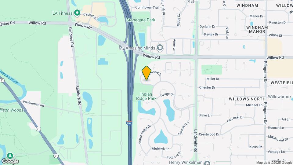 4524 S Seminole Dr Map and Location Details