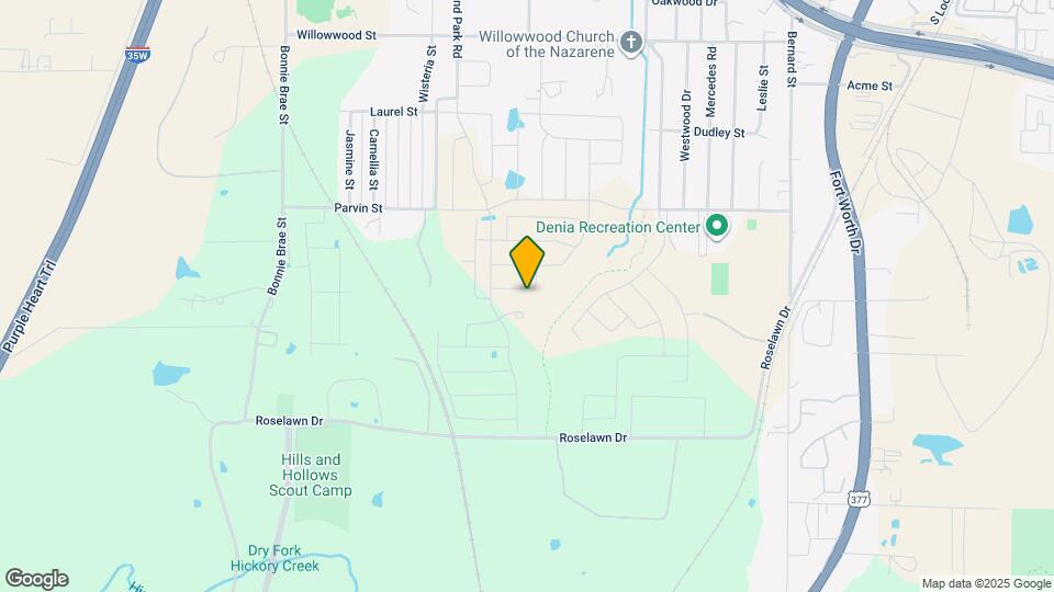 1709 Sparrow St Map and Location Details